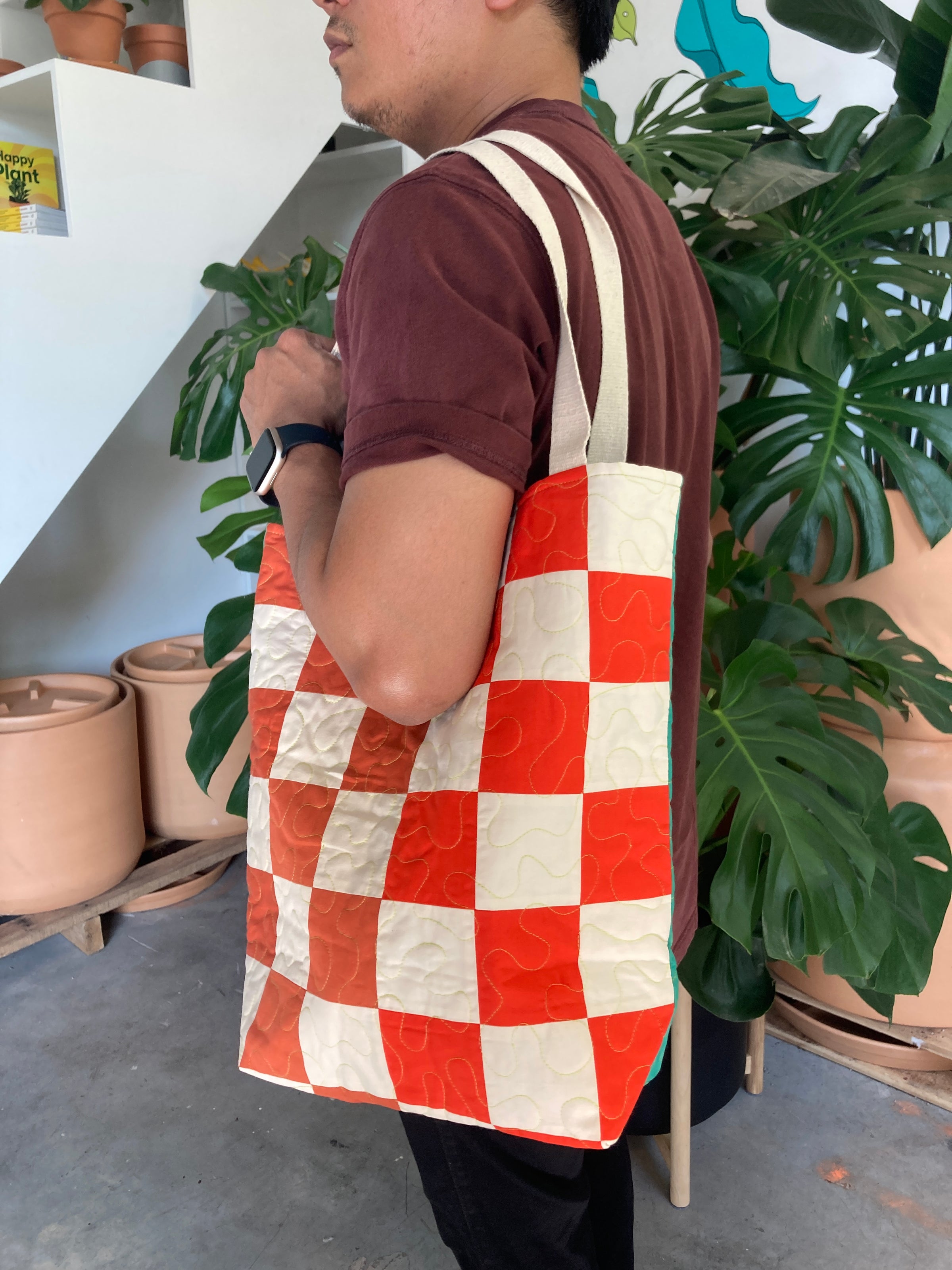 Picnic Quilted Tote Bag