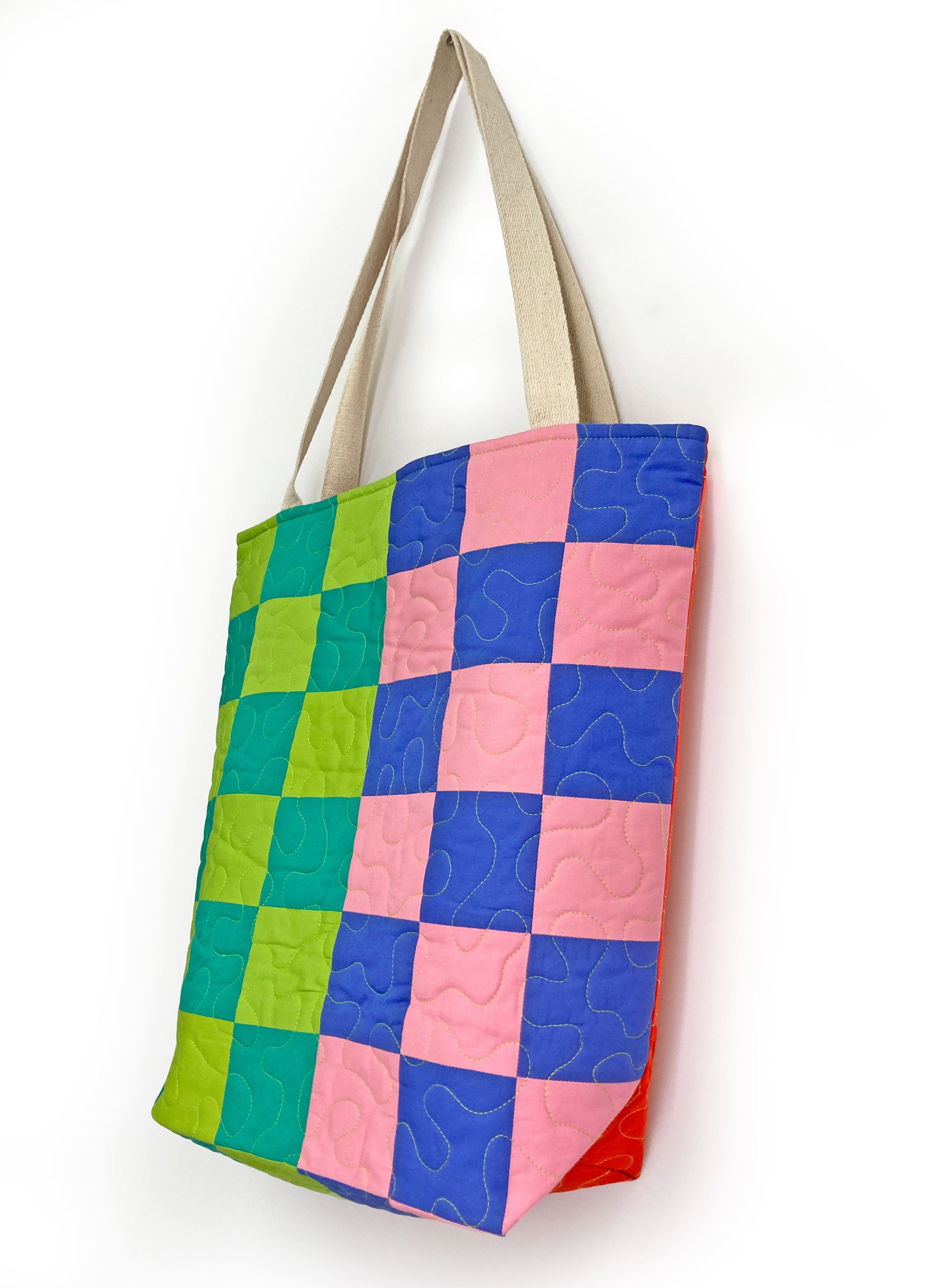 Fruity Quilted Tote Bag