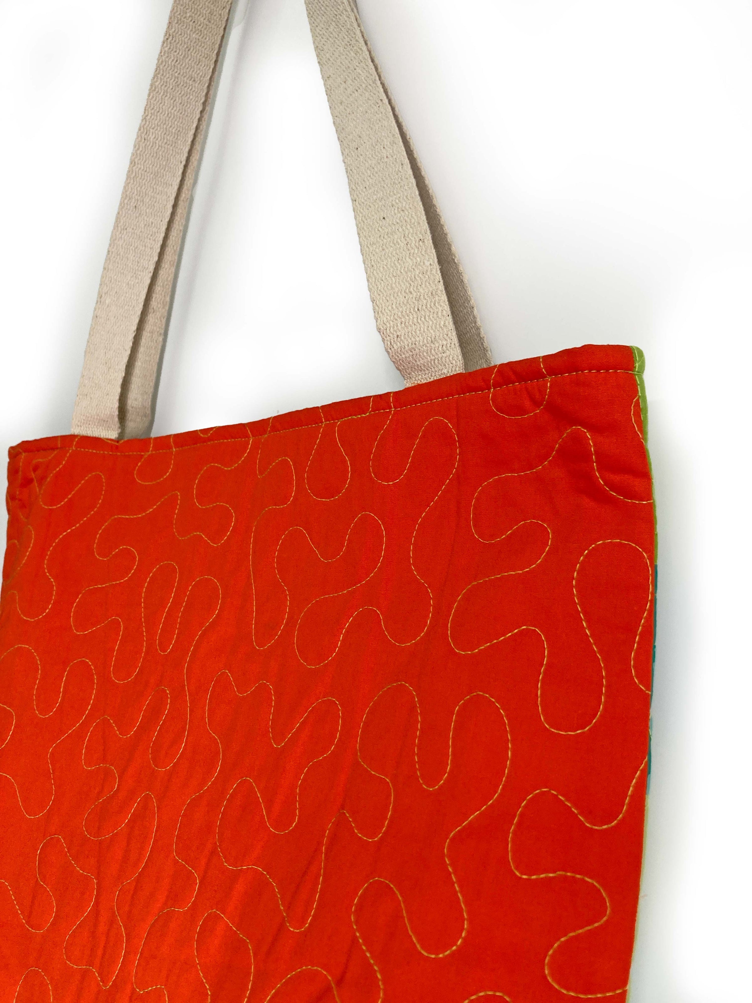 Fruity Quilted Tote Bag