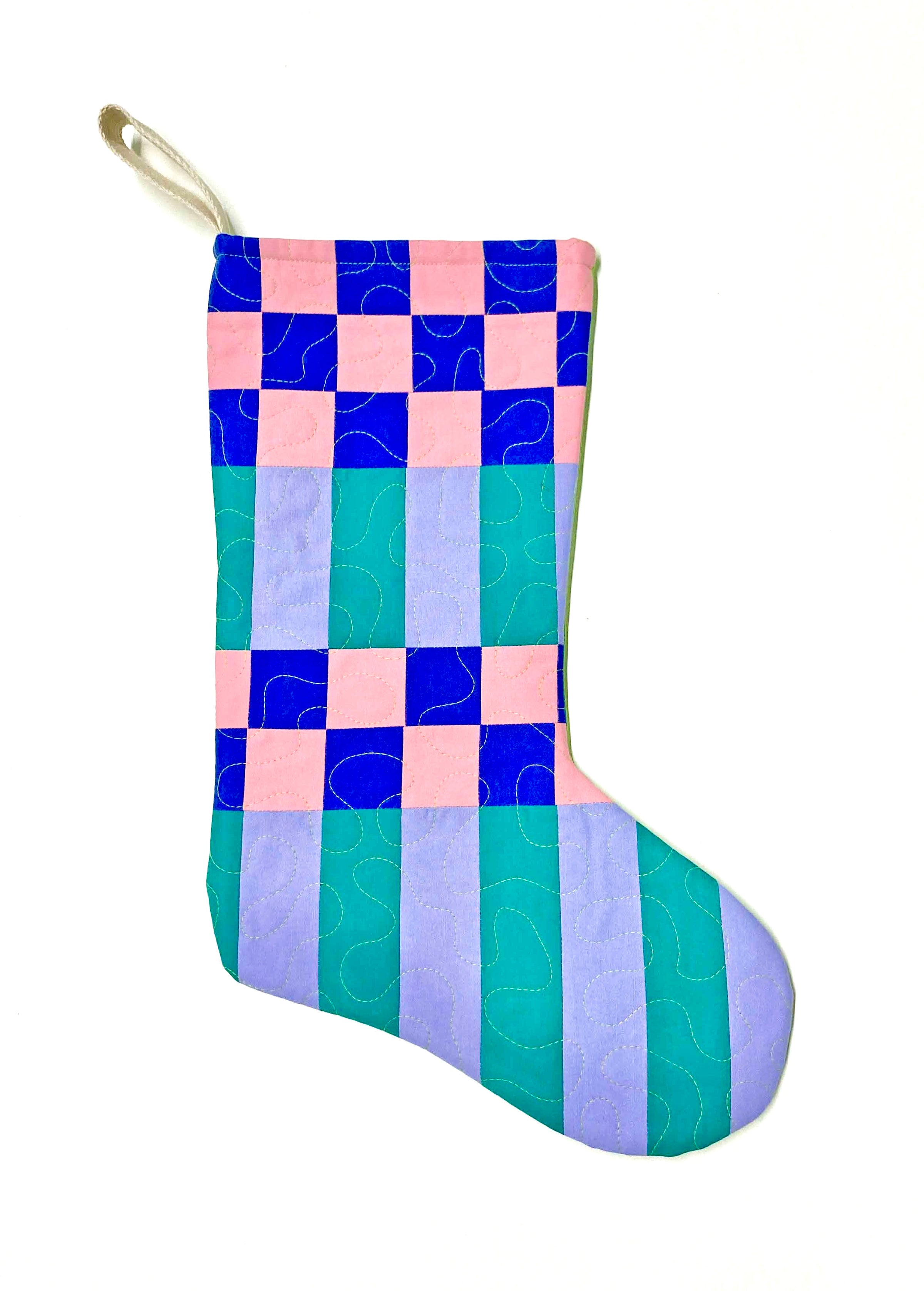 Rose Forest Quilt Stocking