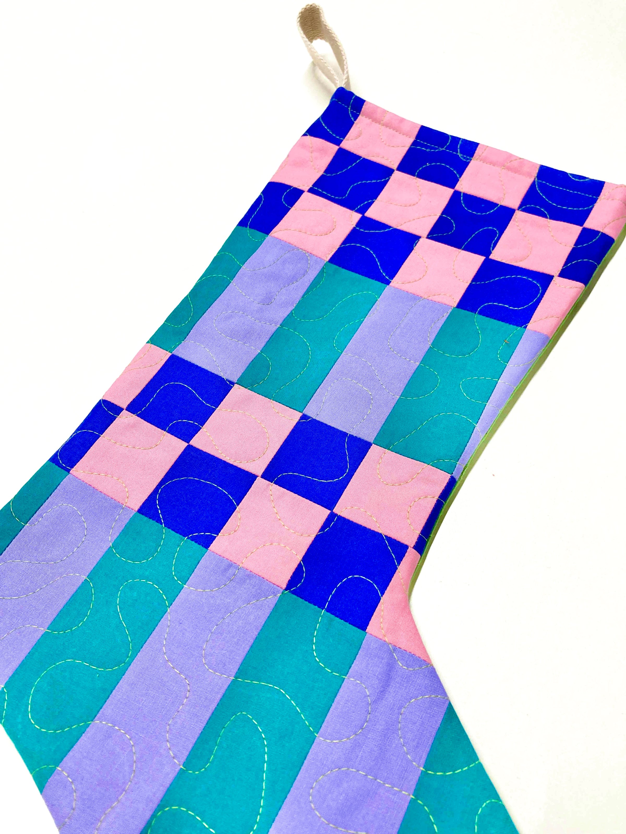 Rose Forest Quilt Stocking