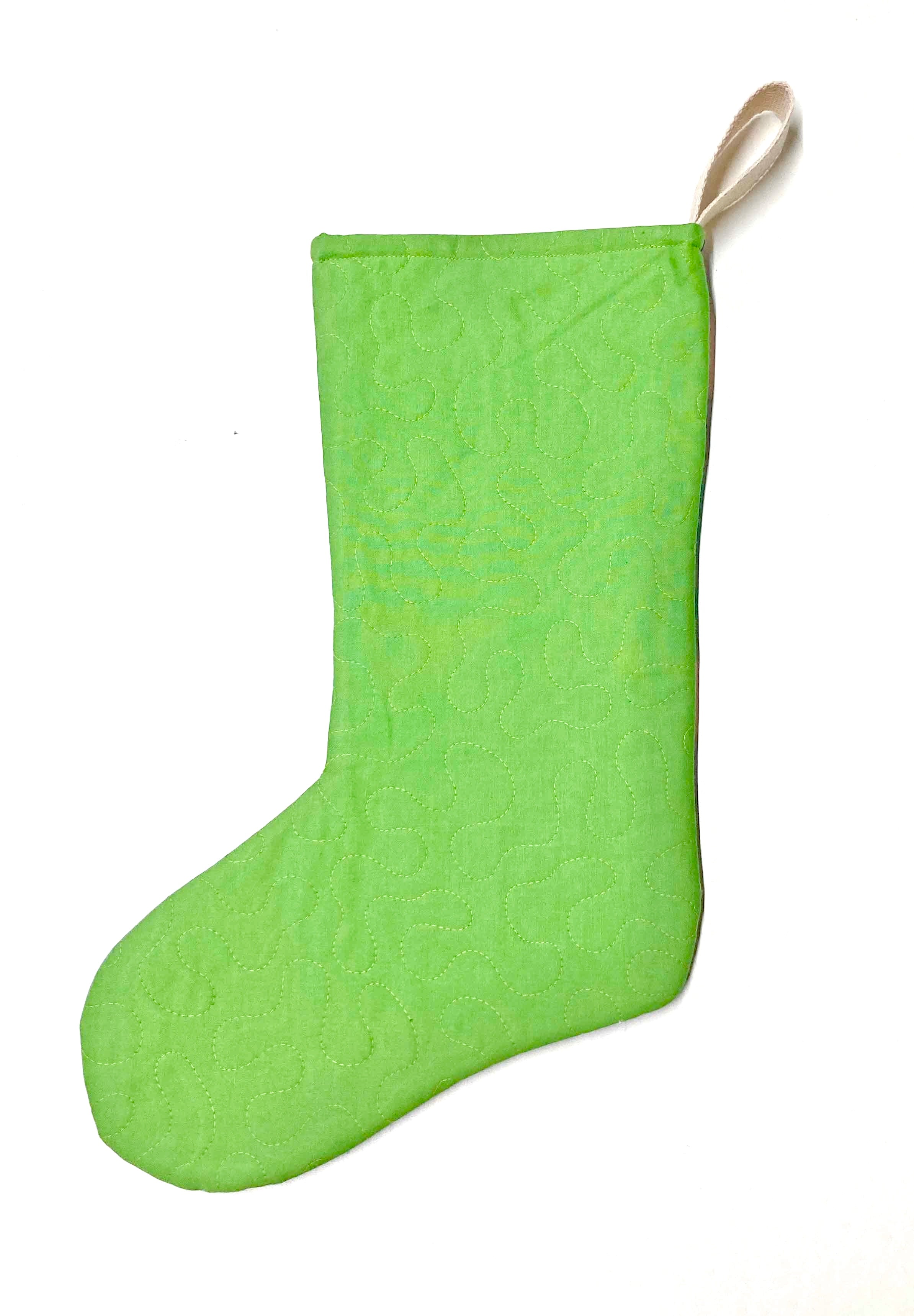 Rose Forest Quilt Stocking